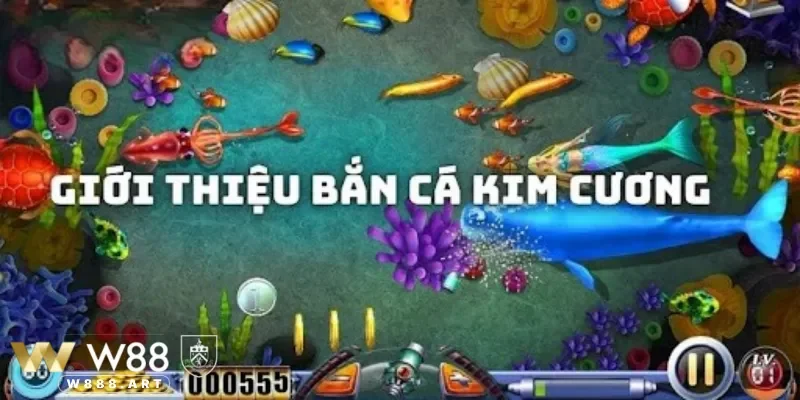 Bắn cá kim cương - Game săn thưởng đầy hấp dẫn