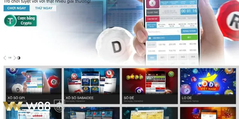 Giới thiệu về trang web bán số lô đề uy tín W88