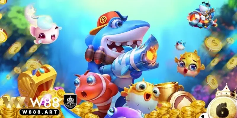 Vật phẩm tăng cường hỗ trợ bắn cá w88 hiệu quả hơn