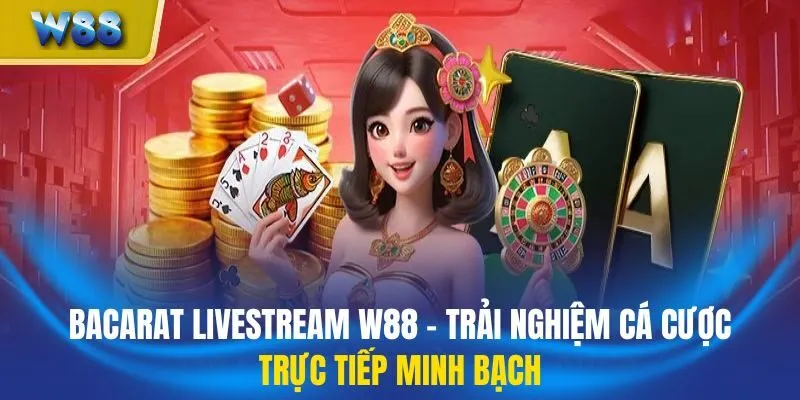 Bacarat Livestream W88 – Trải Nghiệm Cá Cược Trực Tiếp Minh Bạch
