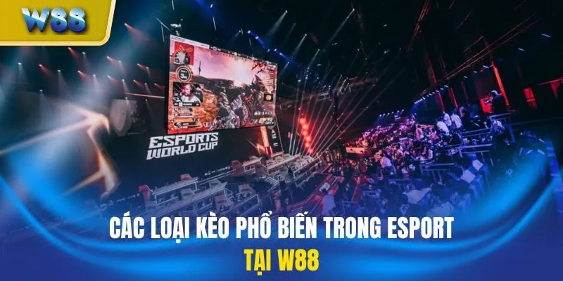 Các loại kèo phổ biến trong Esport tại W88