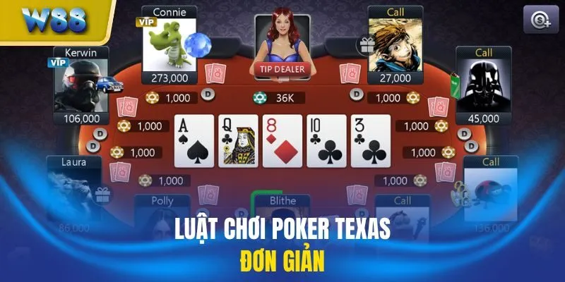 Luật chơi Poker Texas